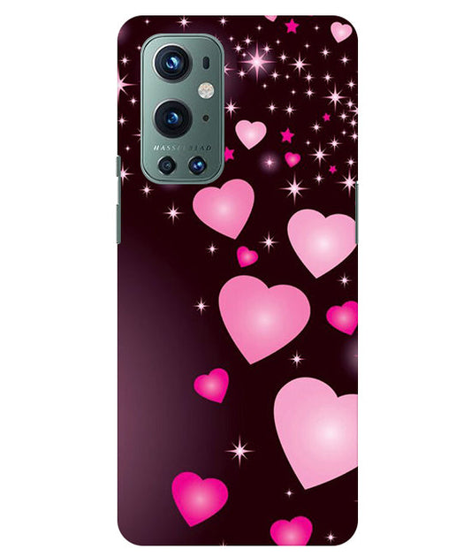 Heart Design Printed Back Cover For Oneplus 9 Pro