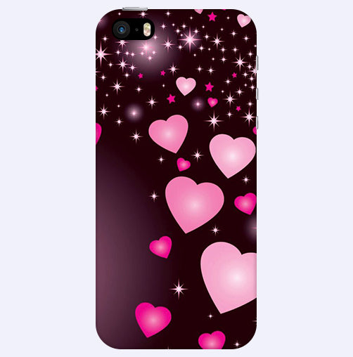 Heart Design Printed Back Cover For Apple Iphone 5/5S
