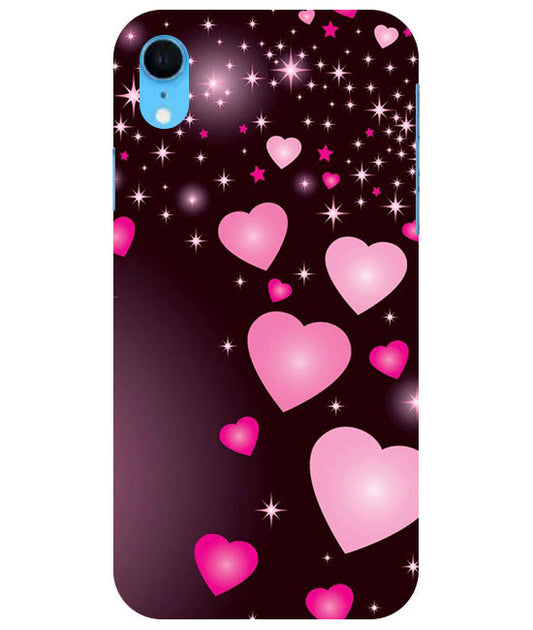 Heart Design Printed Back Cover For Apple Iphone Xr