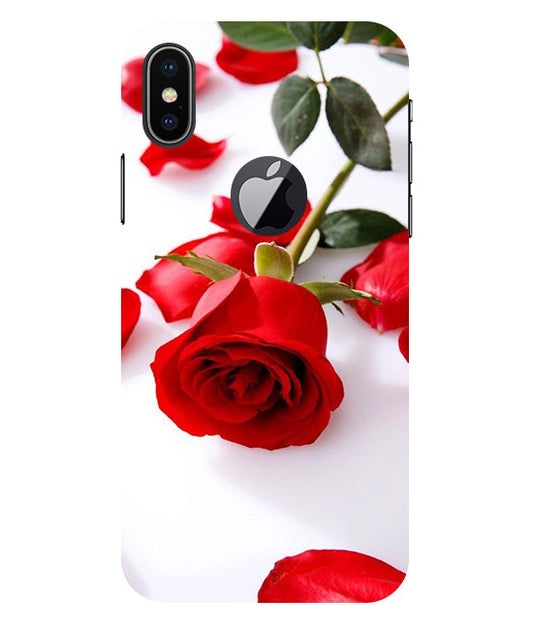 Rose Design Back Cover For Apple Iphone X Logocut