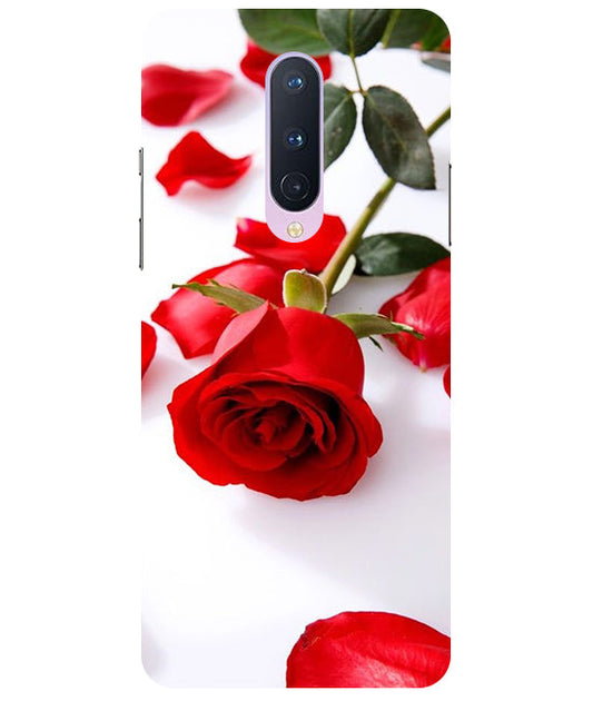 Rose Design Back Cover For Oneplus 8
