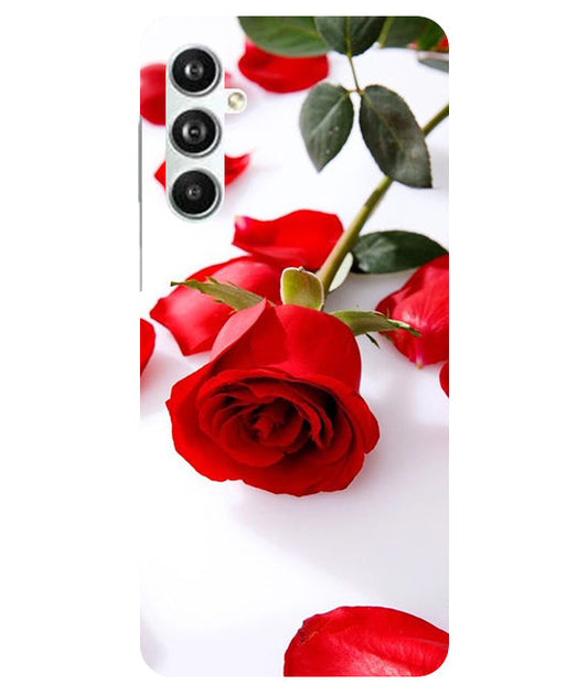 Rose Design Back Cover For Samsug Galaxy F34 5G / M34 5G