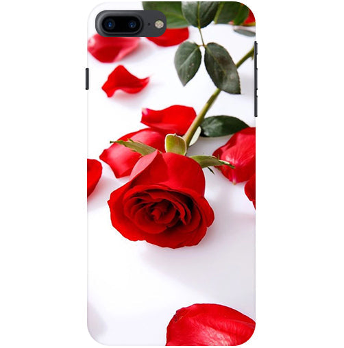 Rose Design Back Cover For Apple Iphone 8 Plus