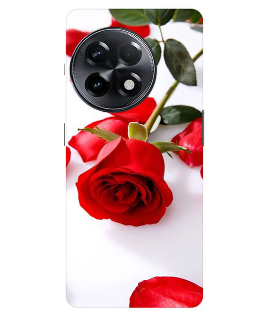 Rose Design Back Cover For Oneplus 11R 5G