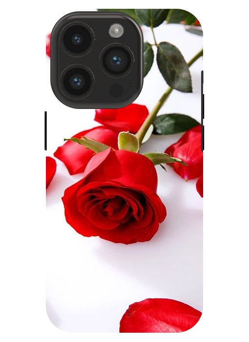 Rose Design Back Cover For Apple Iphone 14 Pro