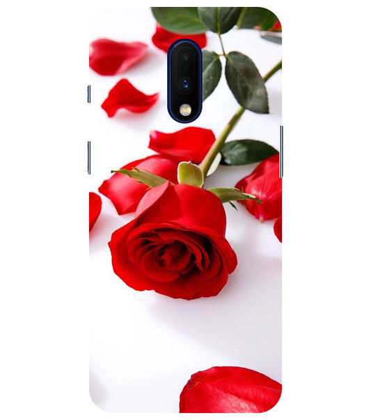 Rose Design Back Cover For Oneplus 7