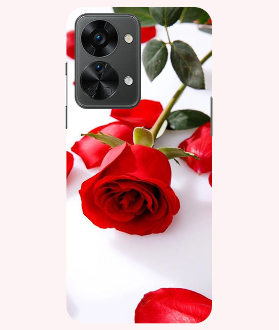Rose Design Back Cover For Oneplus Nord 2T 5G