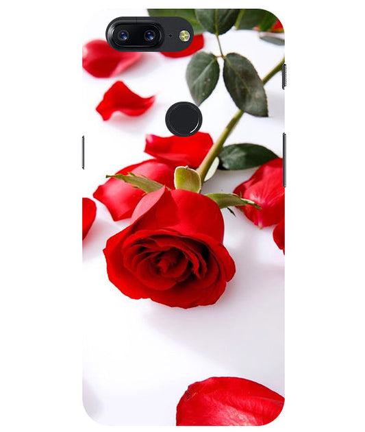 Rose Design Back Cover For Oneplus 5T