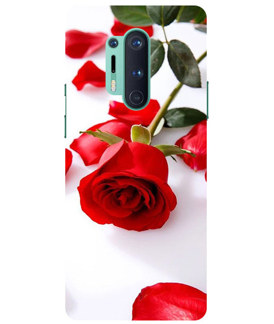 Rose Design Back Cover For Oneplus 8 Pro