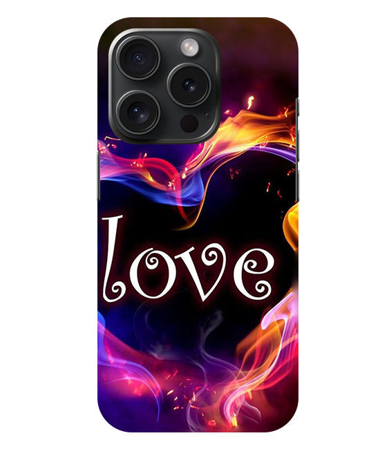 Love Back Cover For Apple Iphone 15 Pro Max
