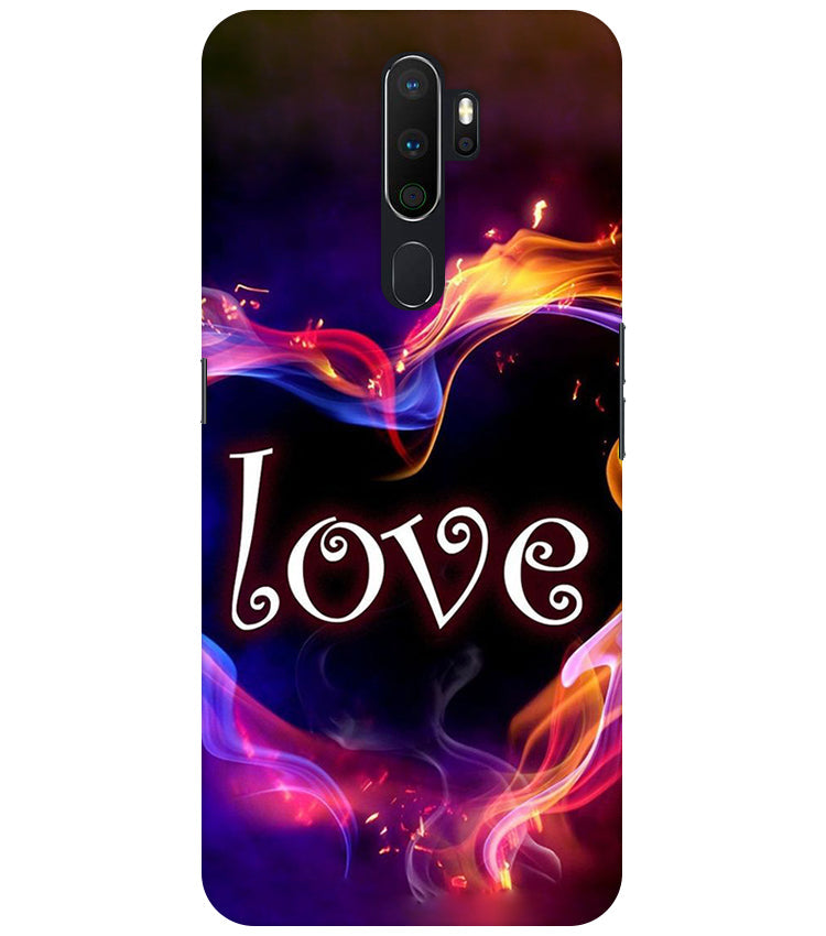 Love Back Cover For Oppo A5 2020