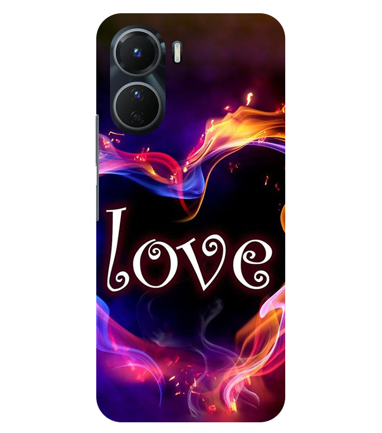 Love Back Cover For Vivo Y16 5G
