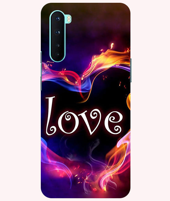 Love Back Cover For Oneplus Nord 5G