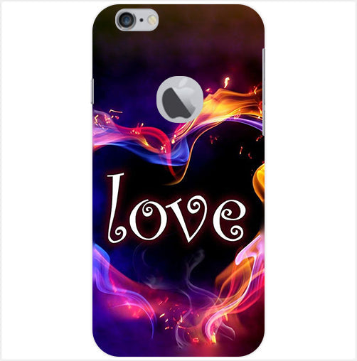 Love Back Cover For Apple Iphone 6/6S Logo Cut