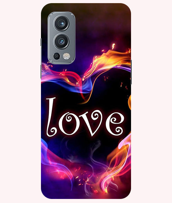 Love Back Cover For Oneplus Nord 2 5G