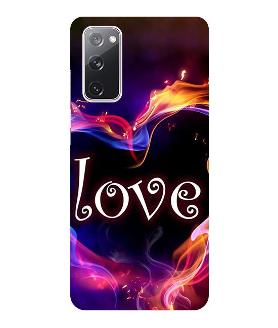 Love Back Cover For Samsug Galaxy S20 FE 5G