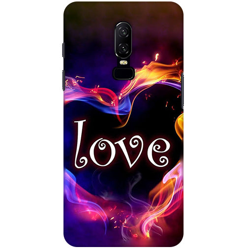 Love Back Cover For  Oneplus 6