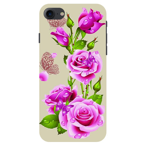 Flower Pattern 1 Design Back Cover For  Apple Iphone 7