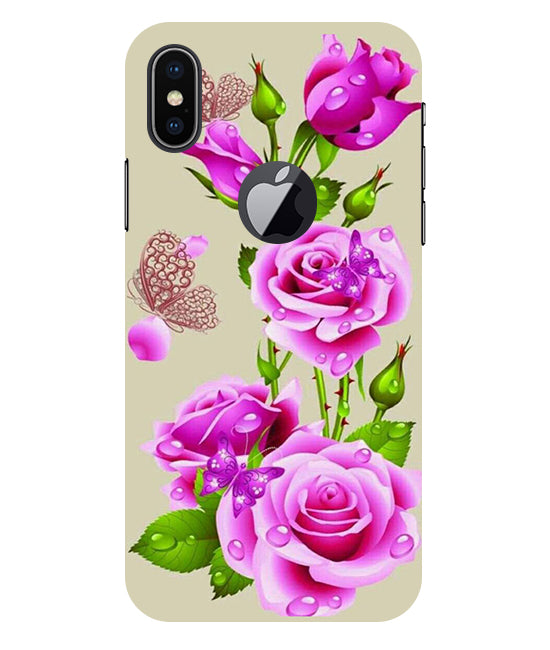Flower Pattern 1 Design Back Cover For Apple Iphone X Logocut