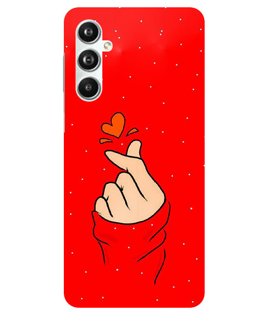 Finger Heart Back Cover For Samsug Galaxy F34 5G