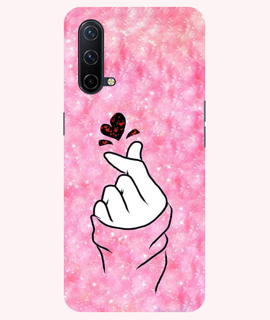 Finger Heart 1 Back Cover For Oneplus Nord CE 5G