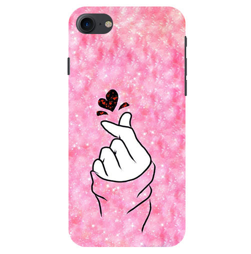 Finger Heart 1 Back Cover For  Apple Iphone 7