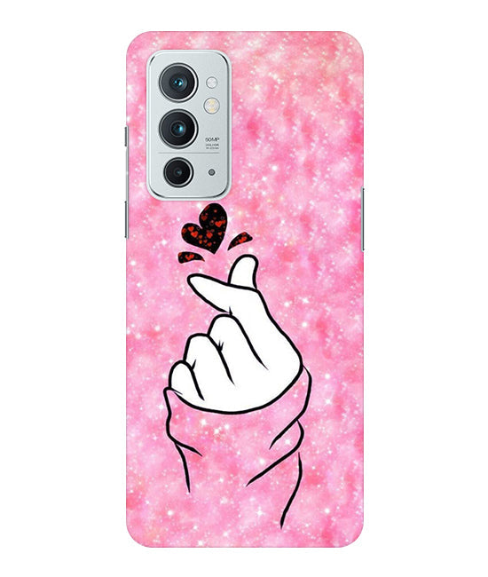Finger Heart 1 Back Cover For Oneplus 9RT