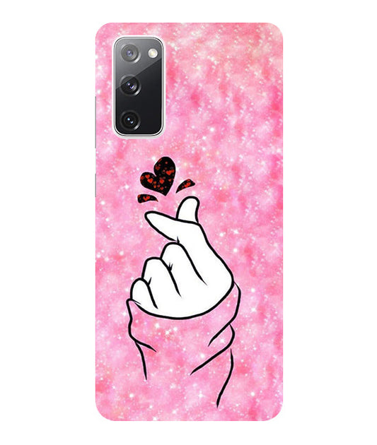 Finger Heart 1 Back Cover For  Samsug Galaxy S20 FE 5G