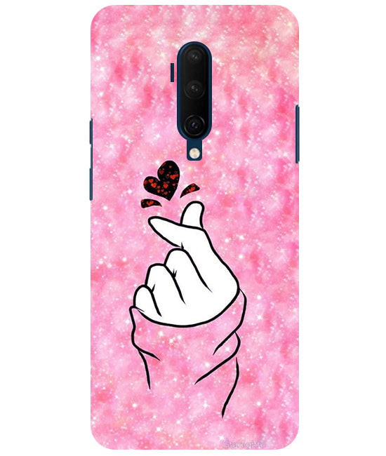 Finger Heart 1 Back Cover For Oneplus 7T Pro