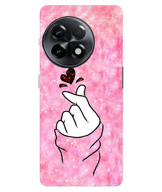 Finger Heart 1 Back Cover For Oneplus 11R 5G
