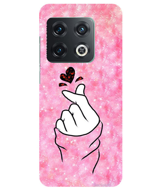 Finger Heart 1 Back Cover For  Oneplus 10 Pro 5G
