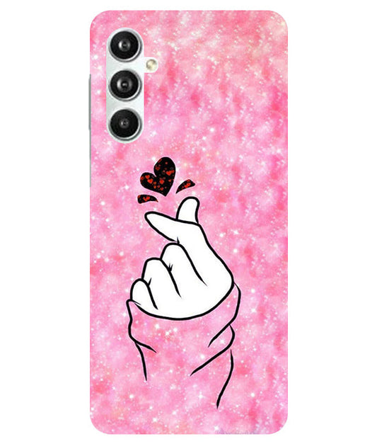 Finger Heart 1 Back Cover For  Samsug Galaxy F34 5G / M34 5G