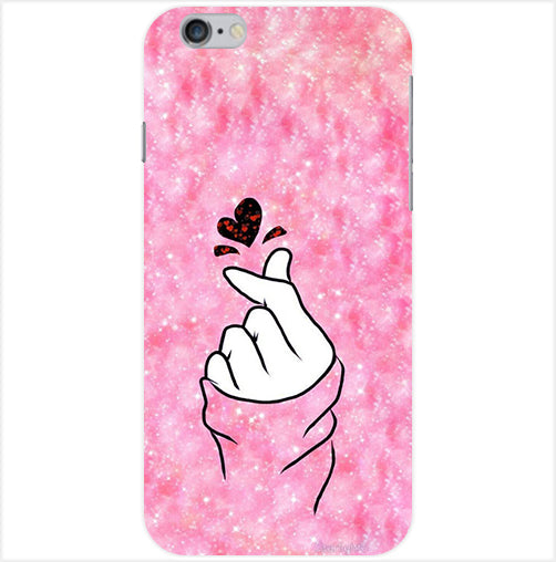Finger Heart 1 Back Cover For  Apple Iphone 6/6S