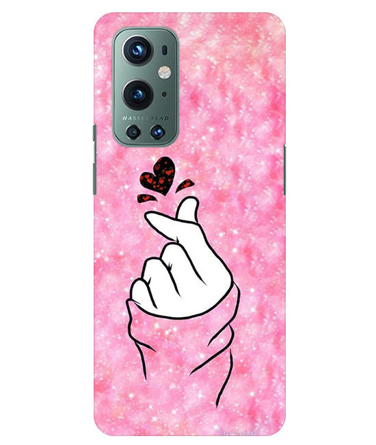 Finger Heart 1 Back Cover For Oneplus 9 Pro