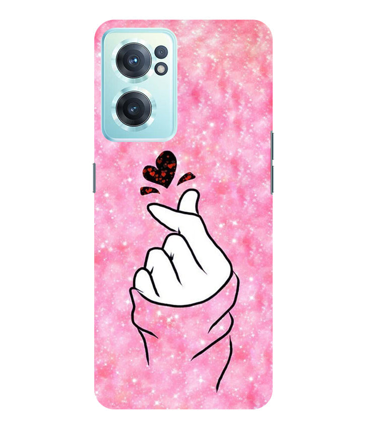 Finger Heart 1 Back Cover For Oneplus Nord CE 2 5G