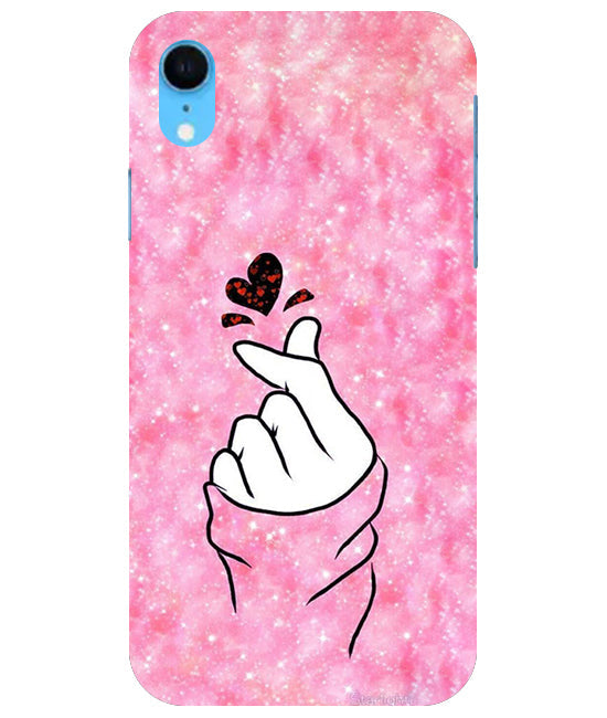 Finger Heart 1 Back Cover For Apple Iphone Xr
