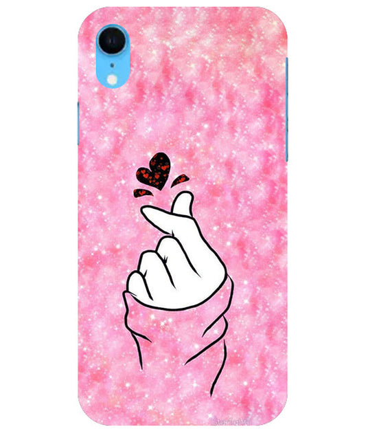 Finger Heart 1 Back Cover For  Apple Iphone Xr