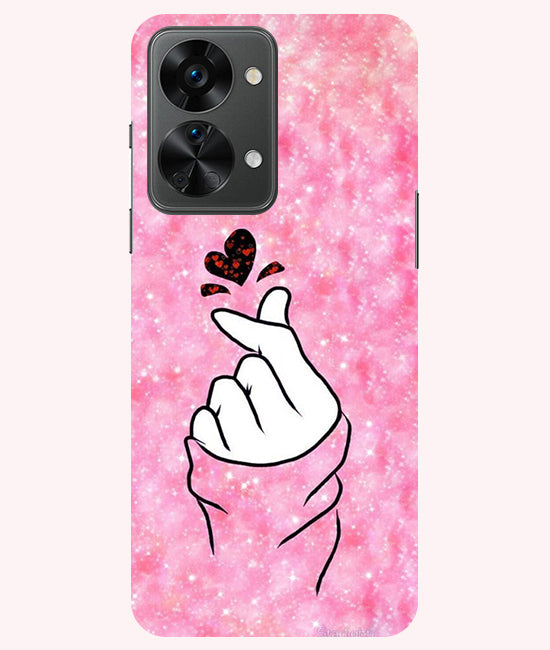 Finger Heart 1 Back Cover For Oneplus Nord 2T 5G