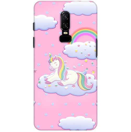 Unicorn Back Cover For  Oneplus 6