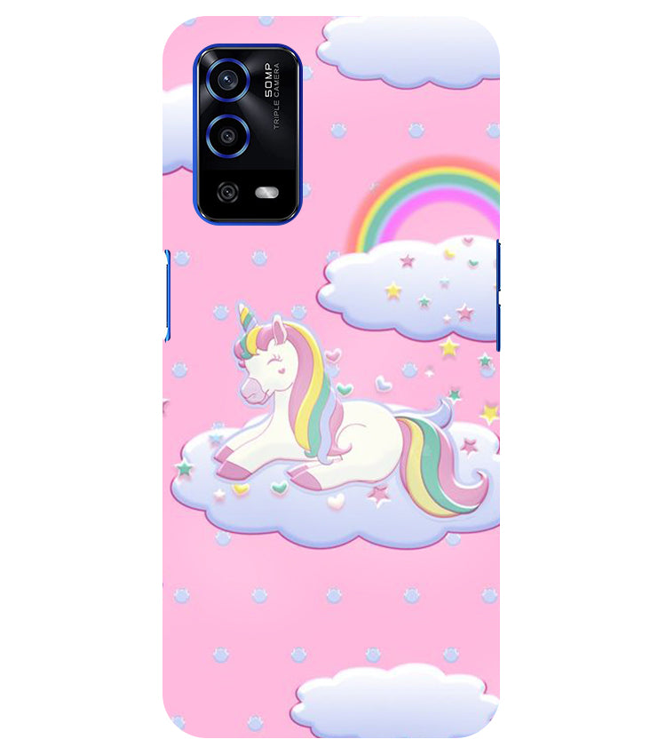 Unicorn Back Cover For Oppo A55