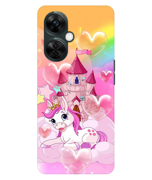 Cute Unicorn Design back Cover For  Oneplus Nord CE 3 Lite 5G