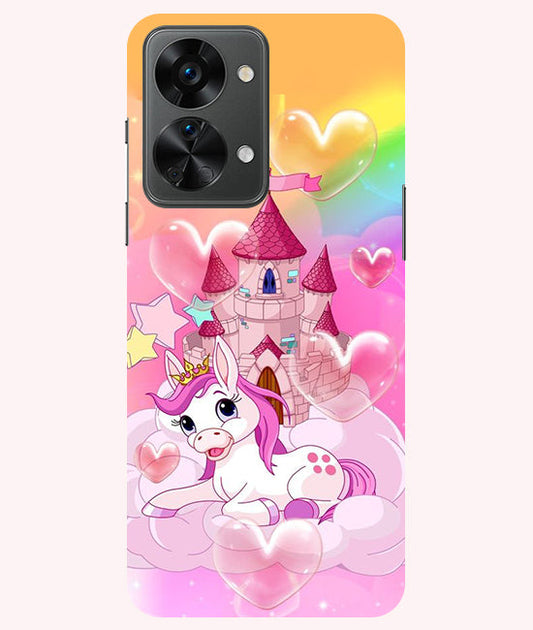 Cute Unicorn Design back Cover For  Oneplus Nord 2T  5G