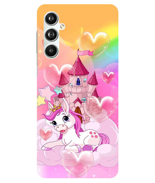 Cute Unicorn Design back Cover For  Samsug Galaxy F34 5G / M34 5G