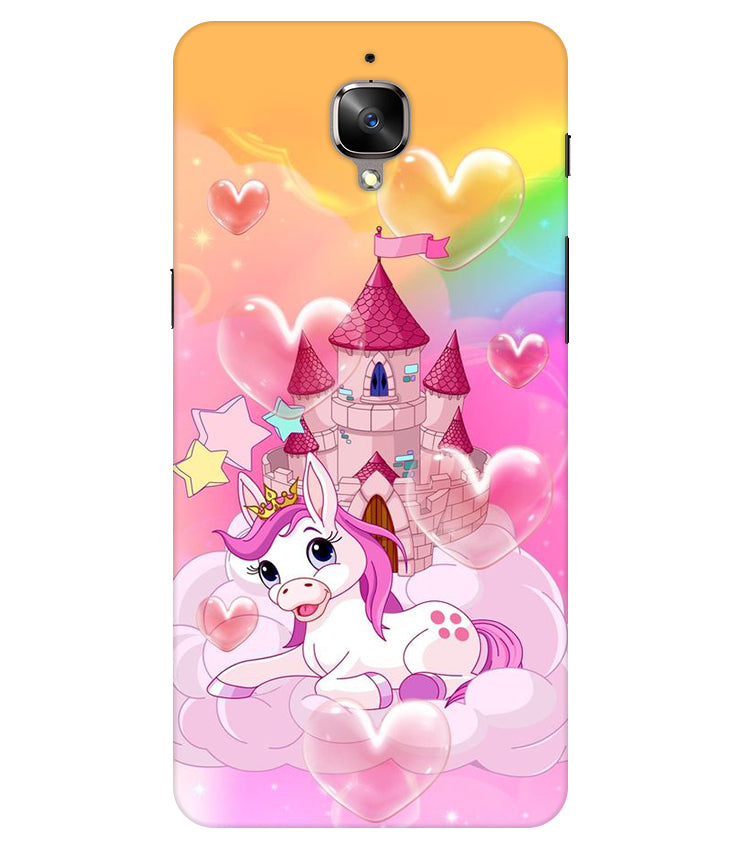 Cute Unicorn Design back Cover For Oneplus 3/3T