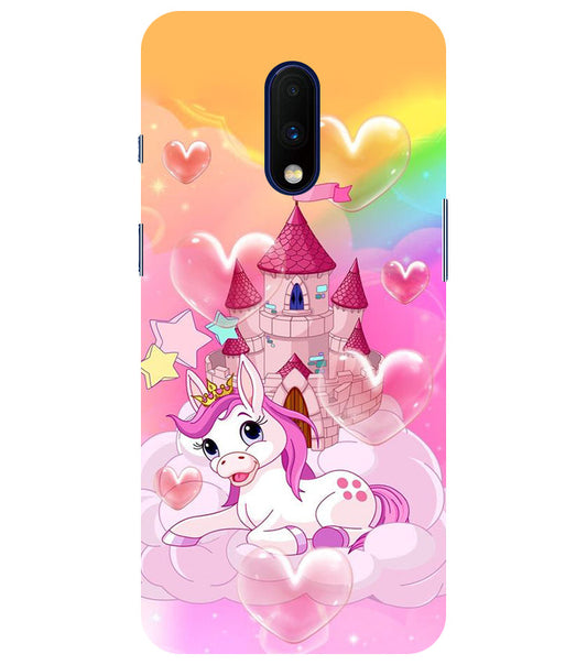 Cute Unicorn Design back Cover For  Oneplus 6T