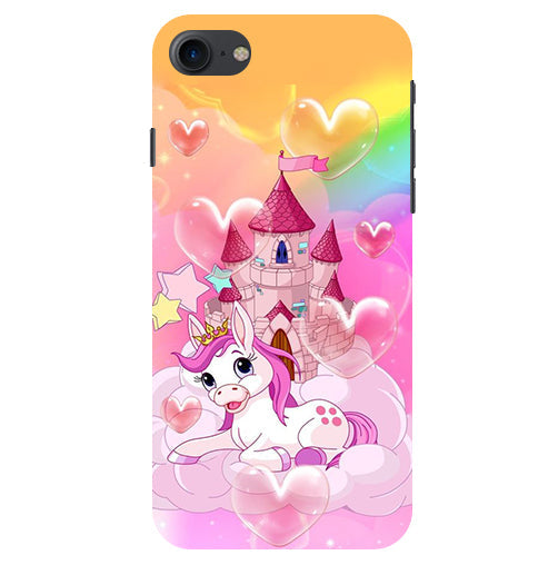 Cute Unicorn Design back Cover For  Apple Iphone 8