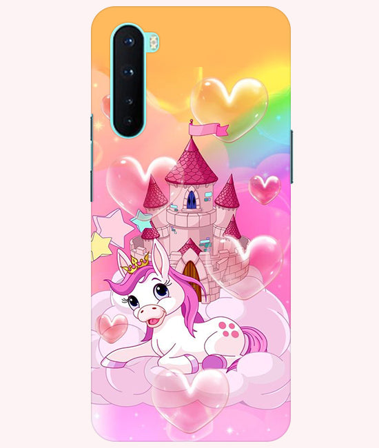 Cute Unicorn Design back Cover For Oneplus Nord 5G