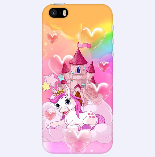 Cute Unicorn Design back Cover For Apple Iphone 5/5S