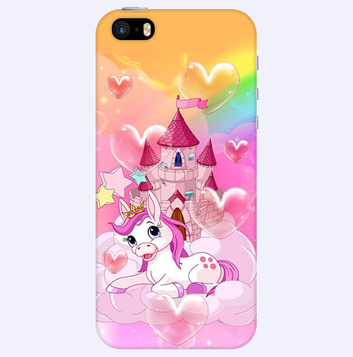Cute Unicorn Design back Cover For  Apple Iphone 5/5S