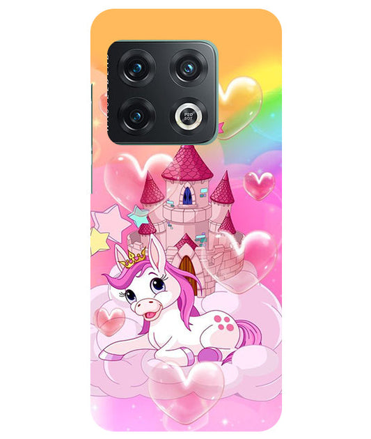 Cute Unicorn Design back Cover For  Oneplus 10 Pro 5G